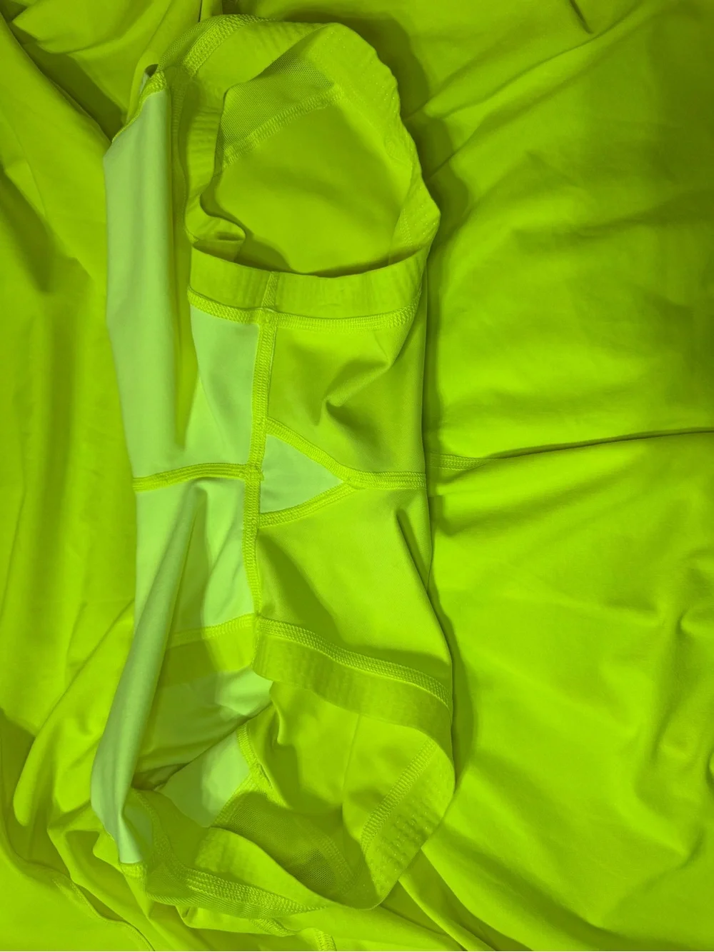 Lululemon Court Rival Perforated High-Rise Skirt *Long Highlight Yellow Size 10